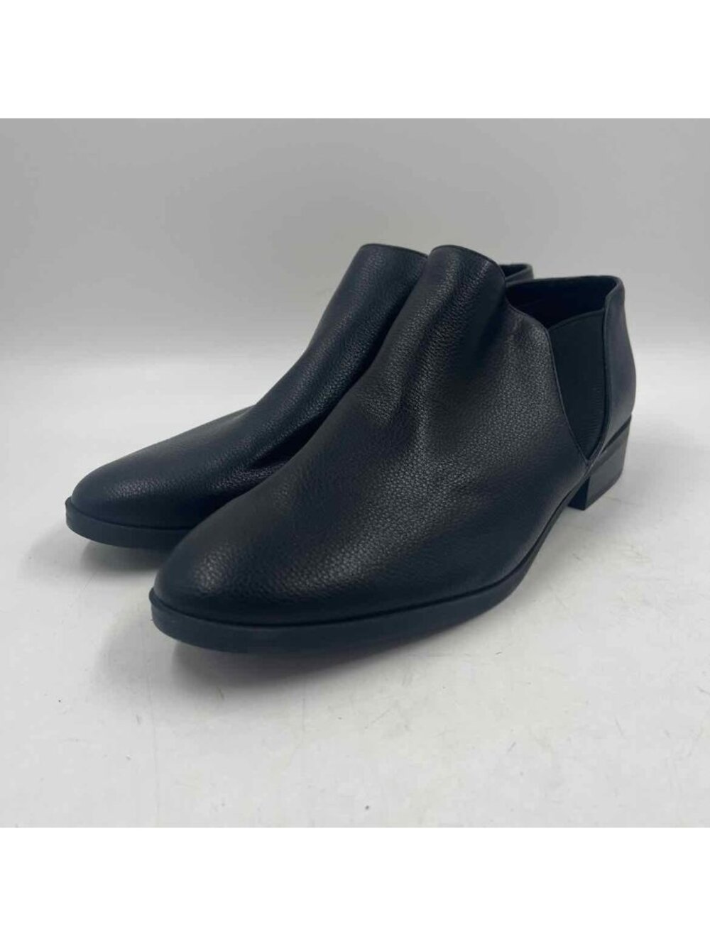 Kensie Vegan Leather Booties Women's Shoe Size 10 Black pebble Casual